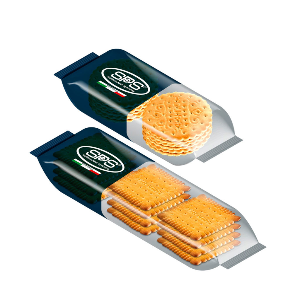 Fully automatic system for high speed packing of biscuits on pile SPS Italiana Pack Systems